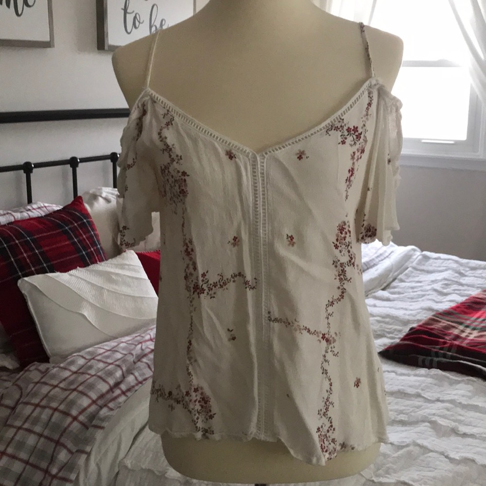 Cold shoulder blouse